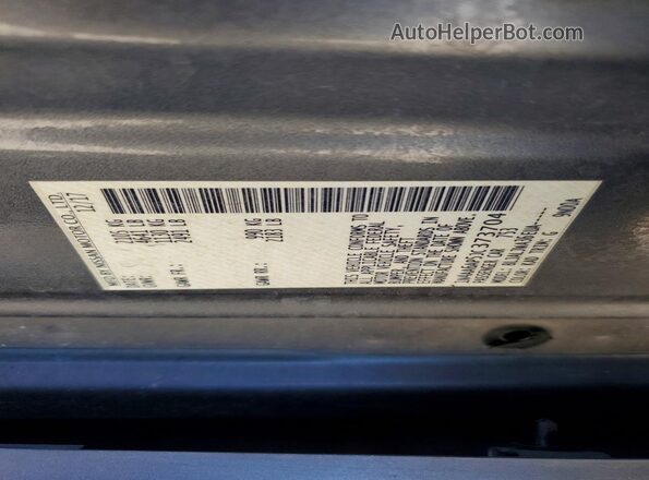 1N4AA6AP5JC373704 2018 NISSAN MAXIMA Gray Вид підкапотного простору
