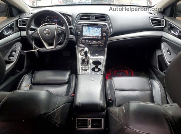 1N4AA6AP5JC393886 2018 NISSAN MAXIMA Maroon Widok deski rozdzielczej