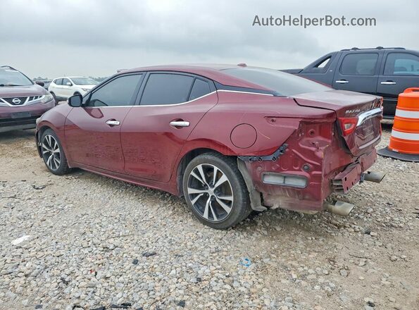 1N4AA6AP5JC393886 2018 NISSAN MAXIMA Maroon Tył lewy