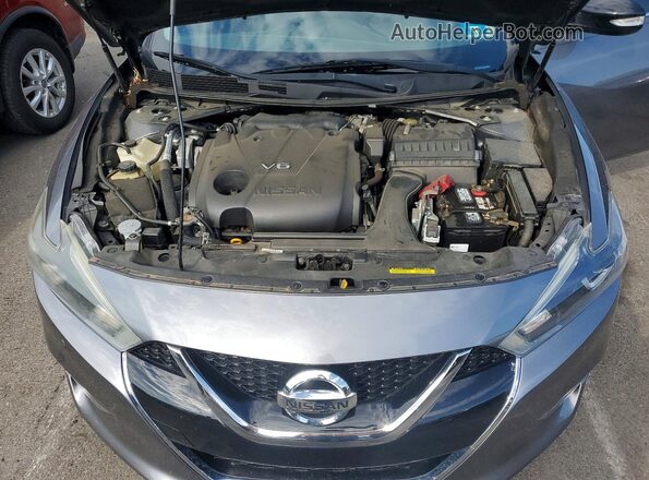 1N4AA6AP5JC405342 2018 NISSAN MAXIMA Gray Вид задньої частини салону