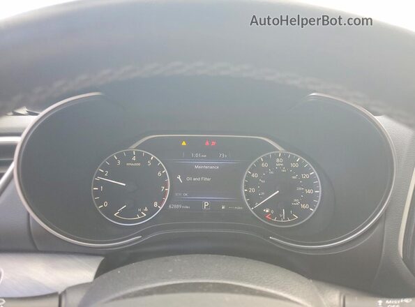 1N4AA6AP5JC405342 2018 NISSAN MAXIMA Gray Вид щитка приладів