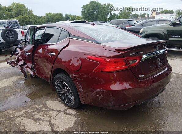 1N4AA6AP5JC409665 2018 NISSAN MAXIMA Red Հետևի ձախ