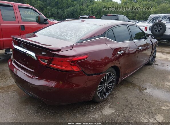 1N4AA6AP5JC409665 2018 NISSAN MAXIMA Red Հետևի աջ