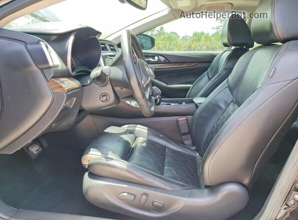 1N4AA6AP6GC390892 2016 NISSAN MAXIMA Black Front interior view