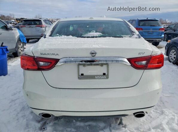 1N4AA6AP6GC419307 2016 NISSAN MAXIMA Белый Вид сзади