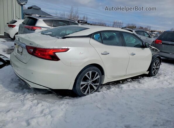 1N4AA6AP6GC419307 2016 NISSAN MAXIMA Белый Задняя правая четверть