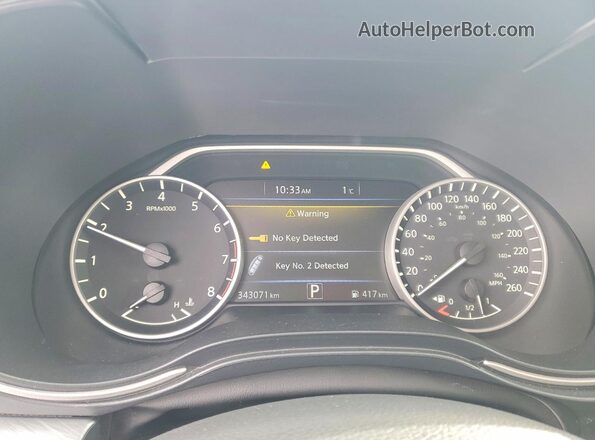 1N4AA6AP6GC419307 2016 NISSAN MAXIMA Белый Вид щитка приборов