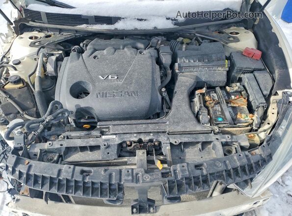 1N4AA6AP6GC419307 2016 NISSAN MAXIMA Белый Вид задней части салона