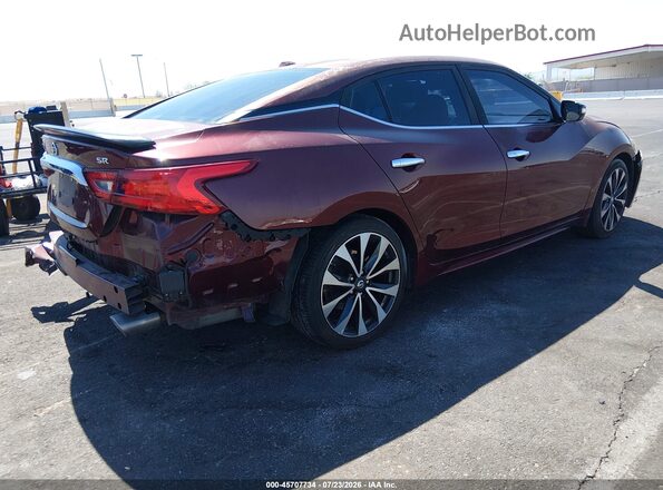 1N4AA6AP6GC425687 2016 NISSAN MAXIMA Burgundy Հետևի աջ