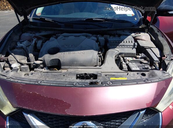 1N4AA6AP6GC425687 2016 NISSAN MAXIMA Burgundy Հետևի տեսք