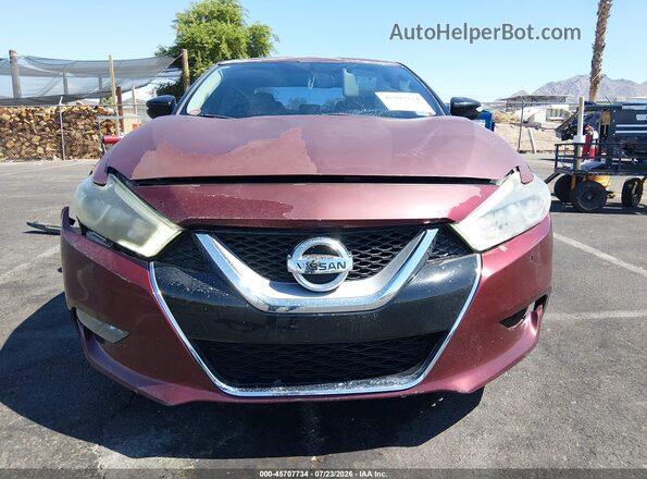 1N4AA6AP6GC425687 2016 NISSAN MAXIMA Burgundy Սալոնի հետևի տեսք