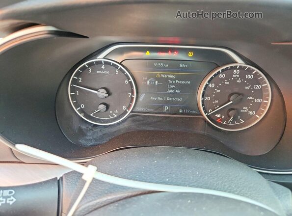 1N4AA6AP6GC449083 2016 NISSAN MAXIMA Black Vista del cuadro de instrumentos