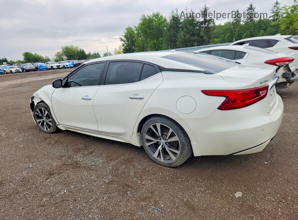 1N4AA6AP6GC903882 2016 NISSAN MAXIMA White Trasero izquierdo
