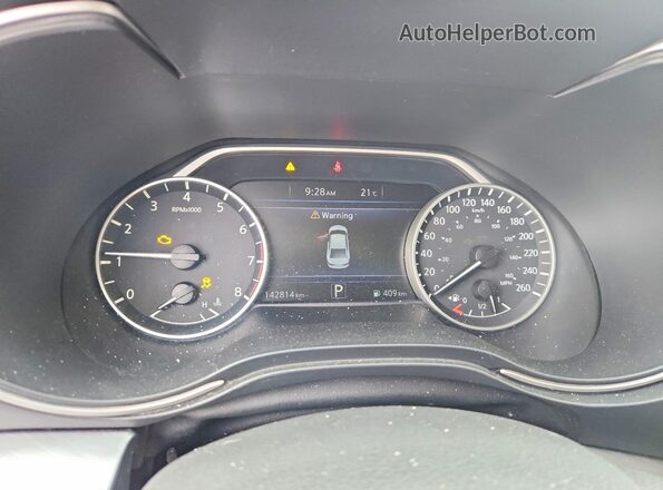 1N4AA6AP6GC903882 2016 NISSAN MAXIMA White Vista del cuadro de instrumentos