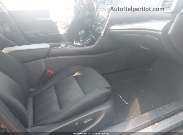 1N4AA6AP6HC363550 2017 NISSAN MAXIMA Black წინა სალონის ხედი