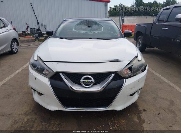 1N4AA6AP6HC365072 2017 NISSAN MAXIMA White Widok wnętrza z tyłu