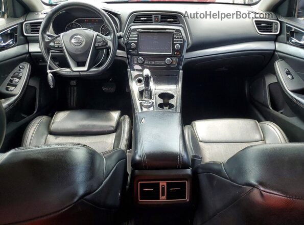 1N4AA6AP6HC367419 2017 NISSAN MAXIMA Charcoal Dashboard view