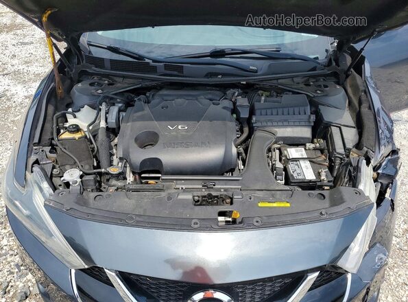 1N4AA6AP6HC367419 2017 NISSAN MAXIMA Charcoal Rear interior view