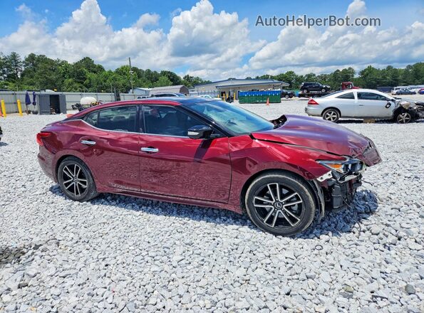 1N4AA6AP6HC374810 2017 NISSAN MAXIMA Red Передня права чверть