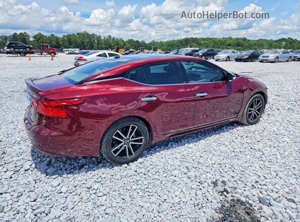 1N4AA6AP6HC374810 2017 NISSAN MAXIMA Red Задня права чверть