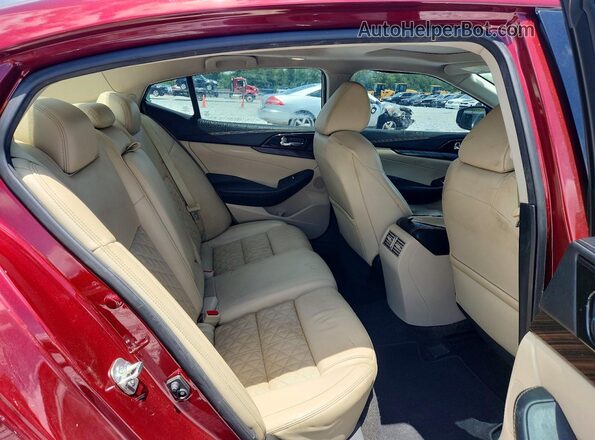 1N4AA6AP6HC374810 2017 NISSAN MAXIMA Red Вид задніх сидінь