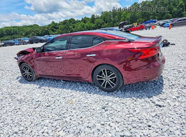 1N4AA6AP6HC374810 2017 NISSAN MAXIMA Red Задня ліва чверть