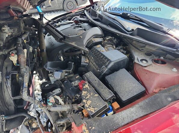 1N4AA6AP6HC374810 2017 NISSAN MAXIMA Red Вид задньої частини салону