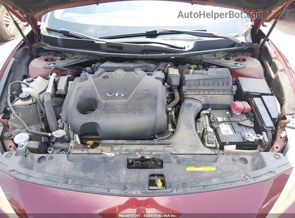 1N4AA6AP6HC377397 2017 NISSAN MAXIMA Maroon Вид ззаду