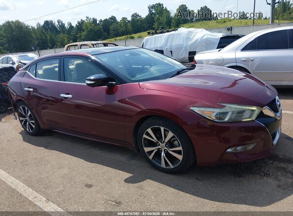 1N4AA6AP6HC377397 2017 NISSAN MAXIMA Maroon Панорамний вид салону 360°