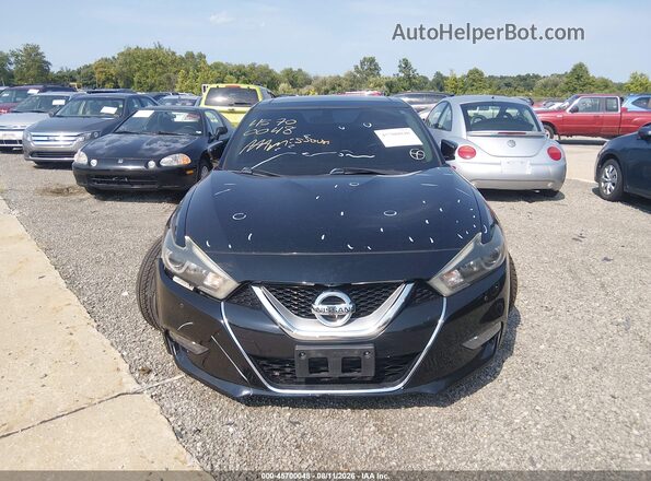1N4AA6AP6HC387749 2017 NISSAN MAXIMA Black Instrument cluster view