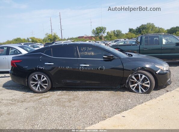 1N4AA6AP6HC387749 2017 NISSAN MAXIMA Black Rear interior view