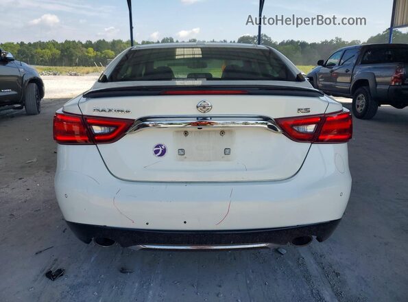 1N4AA6AP6HC389436 2017 NISSAN MAXIMA White Widok z tyłu