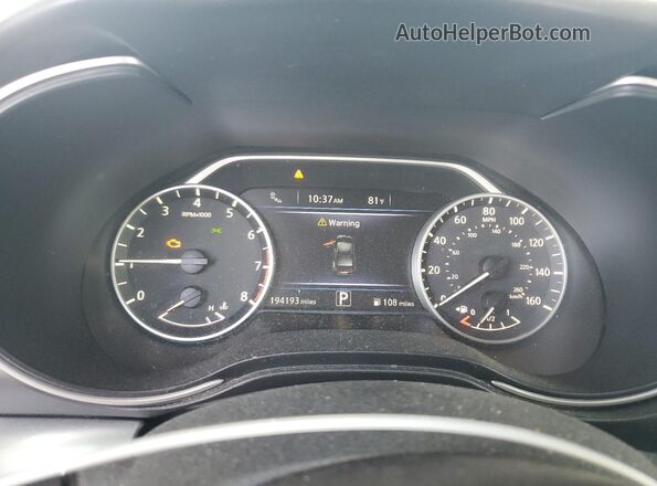 1N4AA6AP6HC389436 2017 NISSAN MAXIMA White Widok zestawu wskaźników