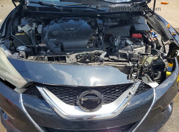 1N4AA6AP6HC392093 2017 NISSAN MAXIMA Gray Вид задньої частини салону