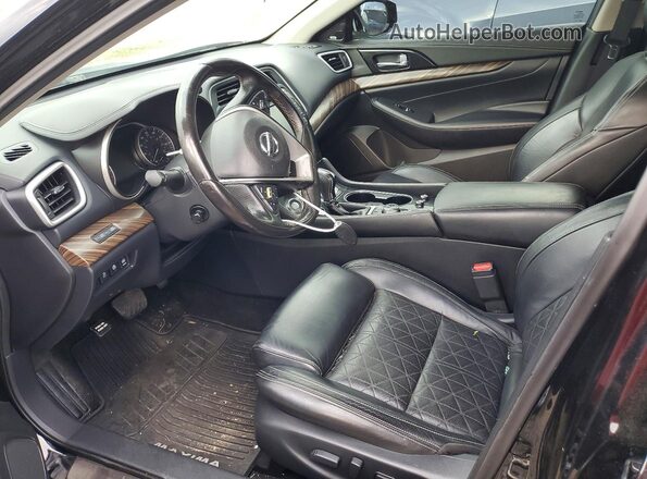 1N4AA6AP6HC394054 2017 NISSAN MAXIMA Black Front interior view