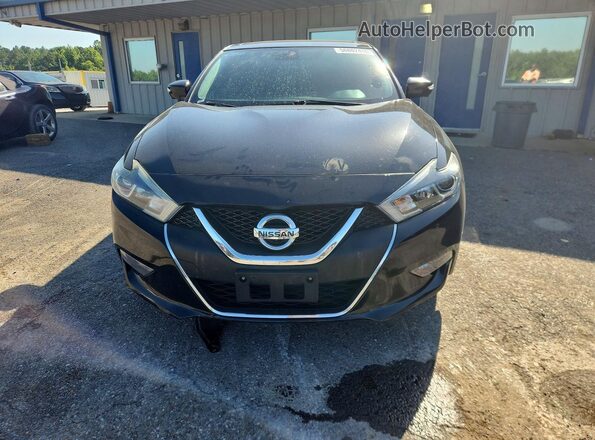 1N4AA6AP6HC394054 2017 NISSAN MAXIMA Black Front view