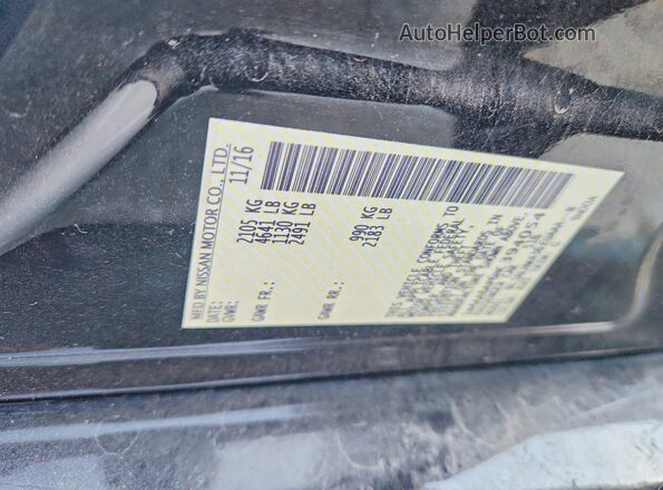 1N4AA6AP6HC394054 2017 NISSAN MAXIMA Black Engine compartment view