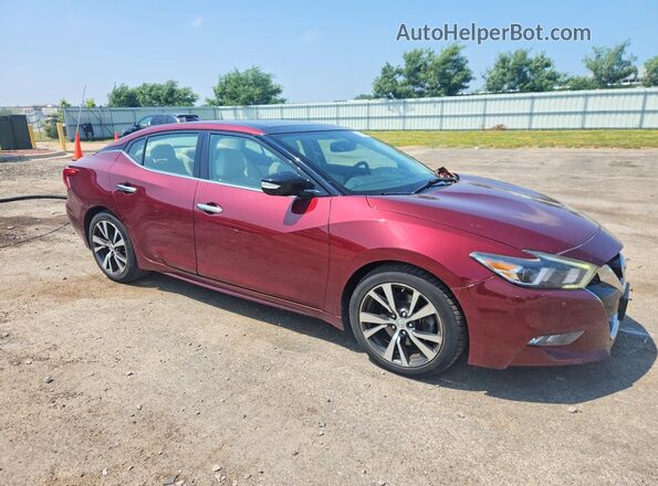 1N4AA6AP6HC398640 2017 NISSAN MAXIMA Бордовый Передняя правая четверть
