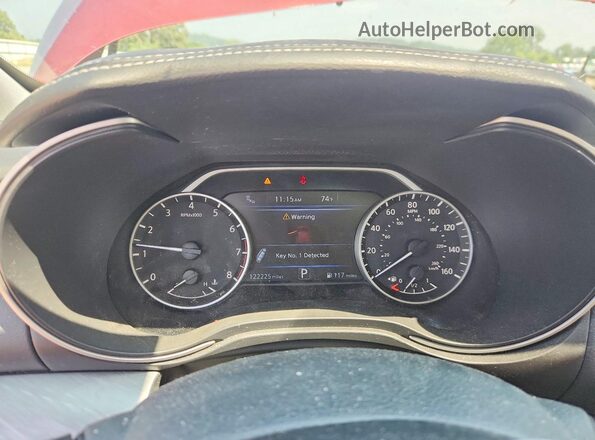 1N4AA6AP6HC398640 2017 NISSAN MAXIMA Бордовый Вид щитка приборов