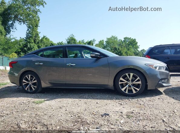 1N4AA6AP6HC402198 2017 NISSAN MAXIMA Gray Rear interior view