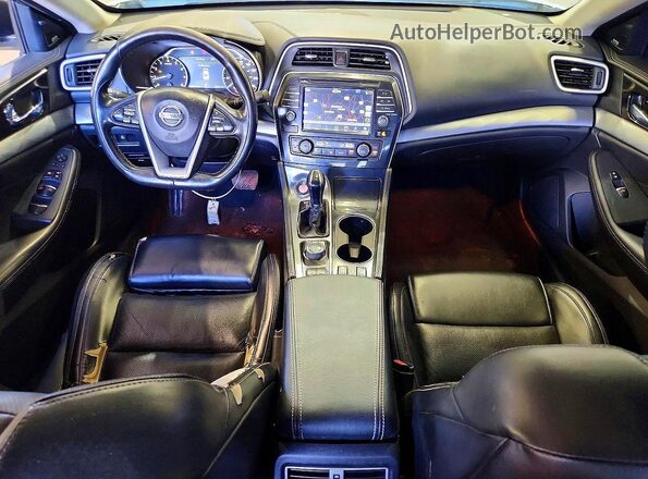 1N4AA6AP6HC403027 2017 NISSAN MAXIMA White Вид панелі приладів