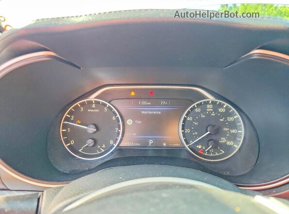 1N4AA6AP6HC403027 2017 NISSAN MAXIMA White Вид щитка приладів