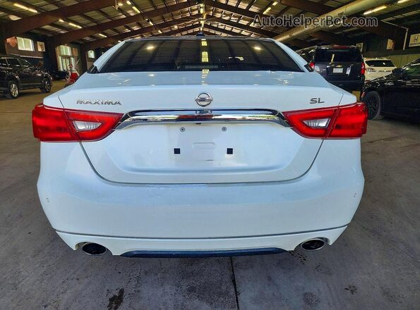 1N4AA6AP6HC403027 2017 NISSAN MAXIMA White Вид ззаду
