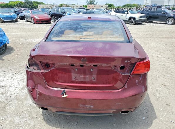 1N4AA6AP6HC404971 2017 NISSAN MAXIMA Red Widok z tyłu