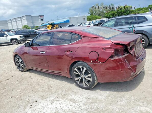1N4AA6AP6HC404971 2017 NISSAN MAXIMA Red Tył lewy