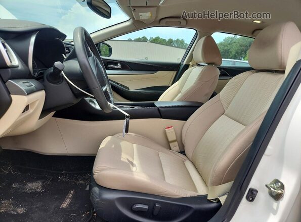 1N4AA6AP6HC407109 2017 NISSAN MAXIMA Белый Вид салона спереди