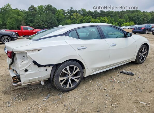 1N4AA6AP6HC407109 2017 NISSAN MAXIMA Белый Задняя правая четверть