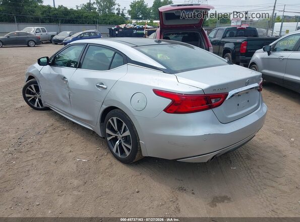 1N4AA6AP6HC425075 2017 NISSAN MAXIMA Серебряный Задняя левая четверть