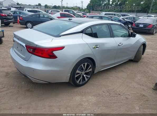 1N4AA6AP6HC425075 2017 NISSAN MAXIMA Серебряный Задняя правая четверть