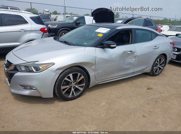 1N4AA6AP6HC425075 2017 NISSAN MAXIMA Серебряный Передняя левая четверть